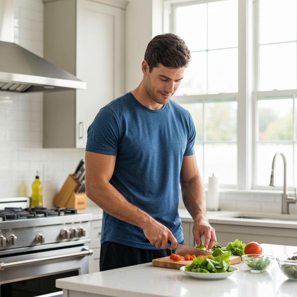 Healthy active lifestyle - food preparation